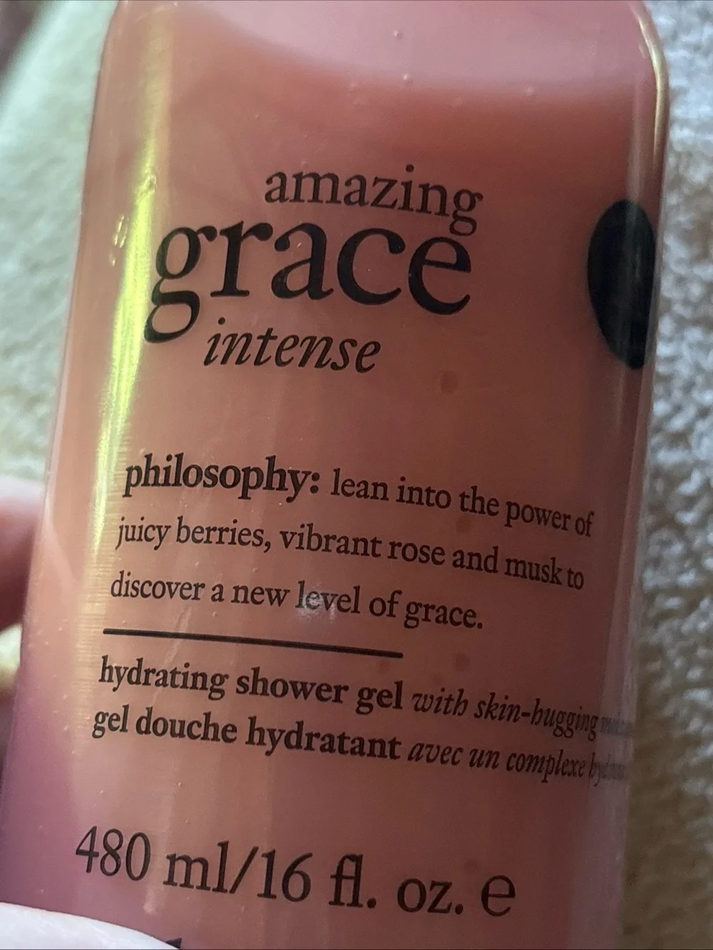 Philosophy 3 in 1 Amazing Grace INTENSE Body Wash Shower Gel Shampoo Bubble Bath